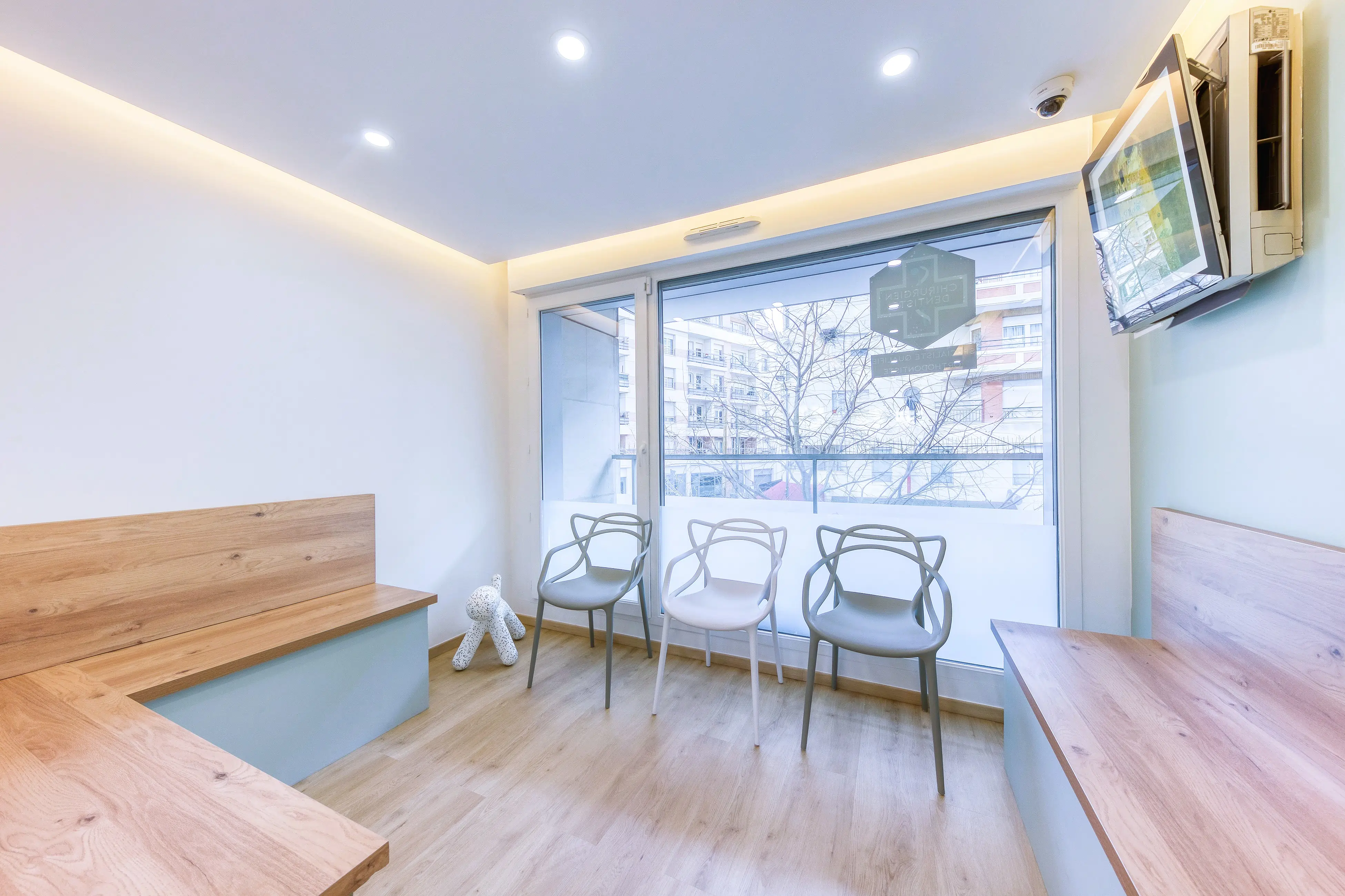 Salle d'attente du cabinet d'orthodontie